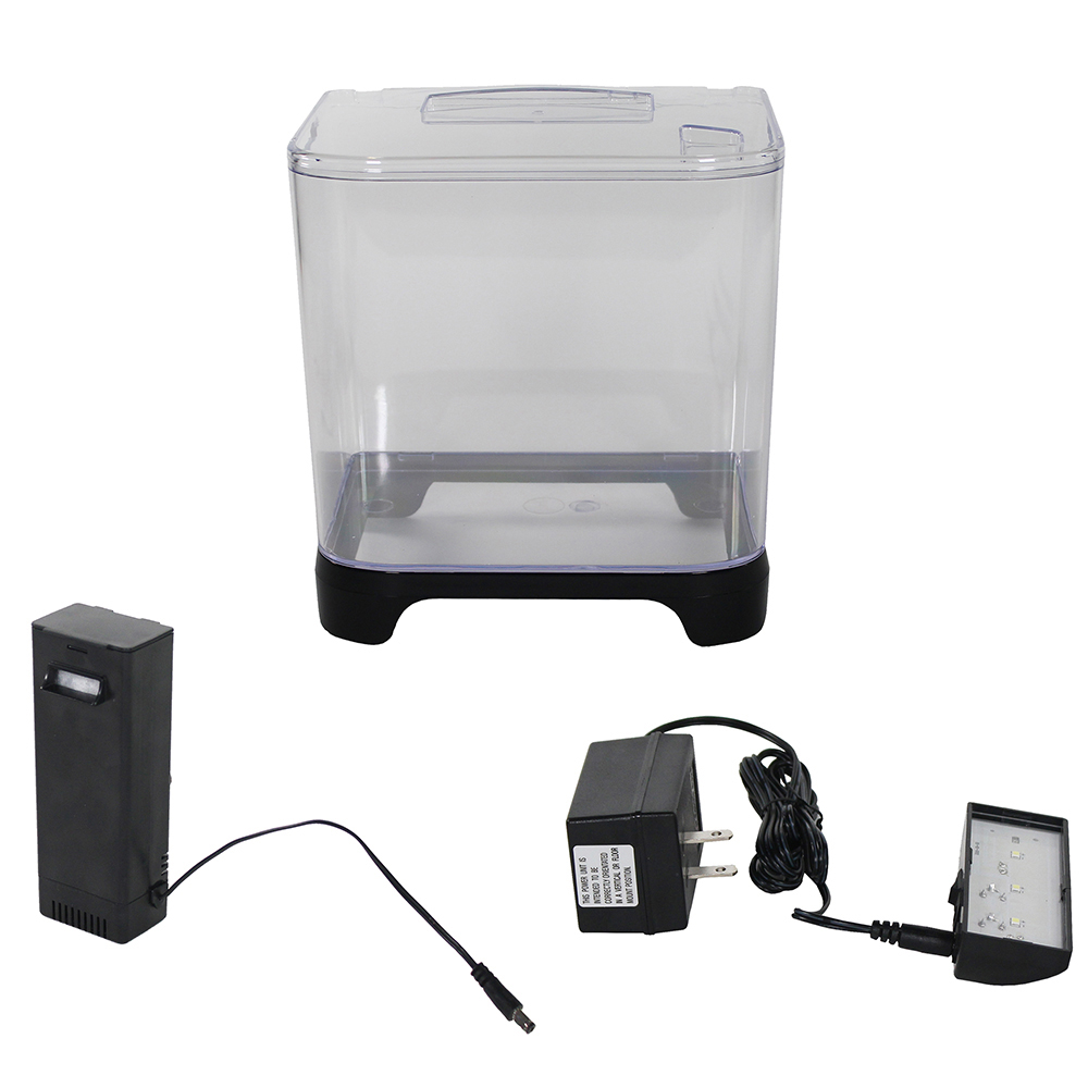 Penn-Plax eOrder | shorefins™ Betta Tank Kit with LED Light & Internal ...