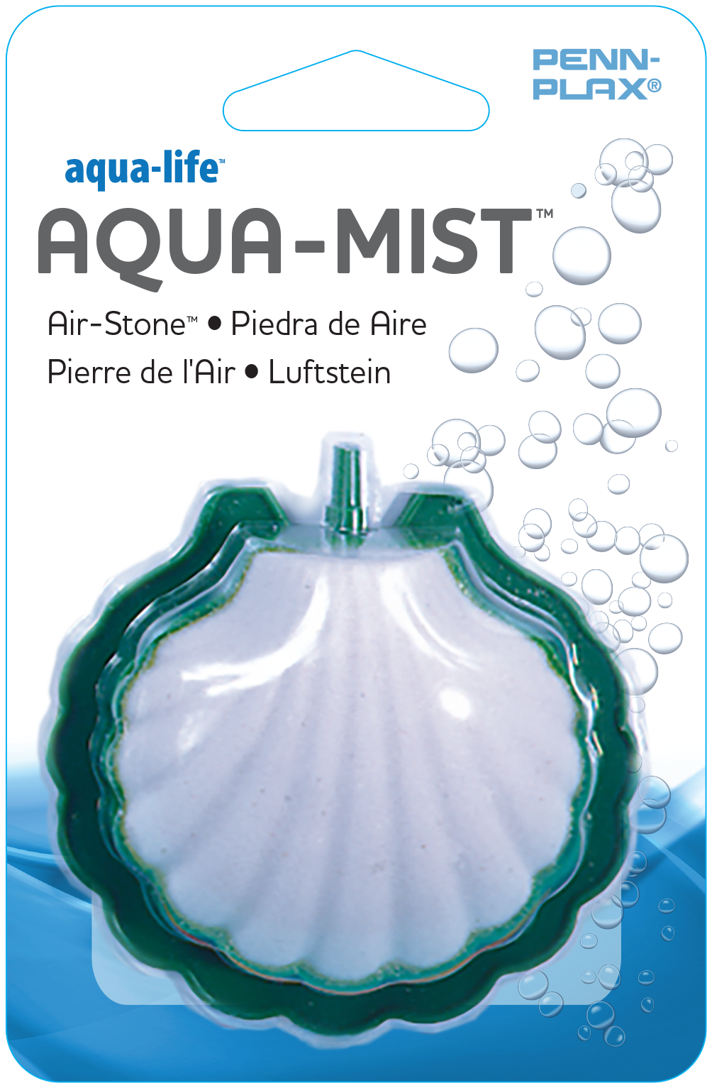 Penn-Plax eOrder | shorefins™ Bubble Shell Air Stone - 3.25