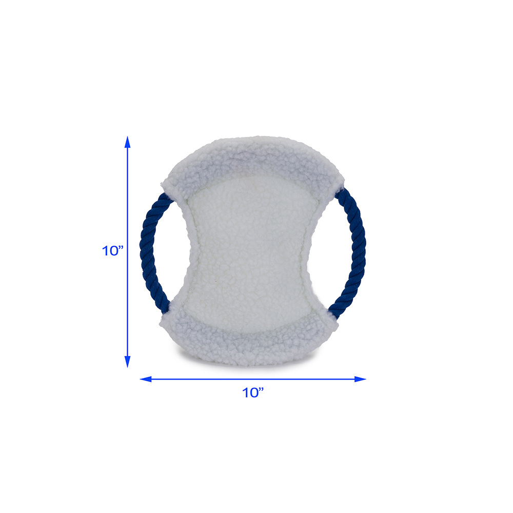 Penn-Plax eOrder | Dog's Life™ Fleece and Rope Frisbee Toy - 10