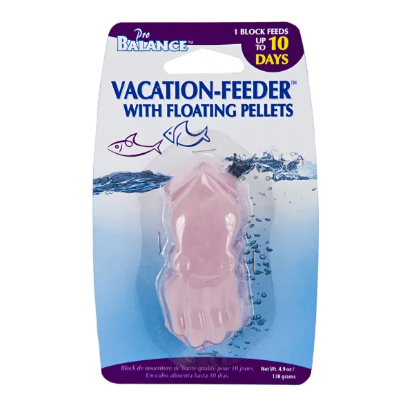shorefins™ Pro Balance™ Vacation-Feeder - 10-Day - Squid Shape 1-Pack