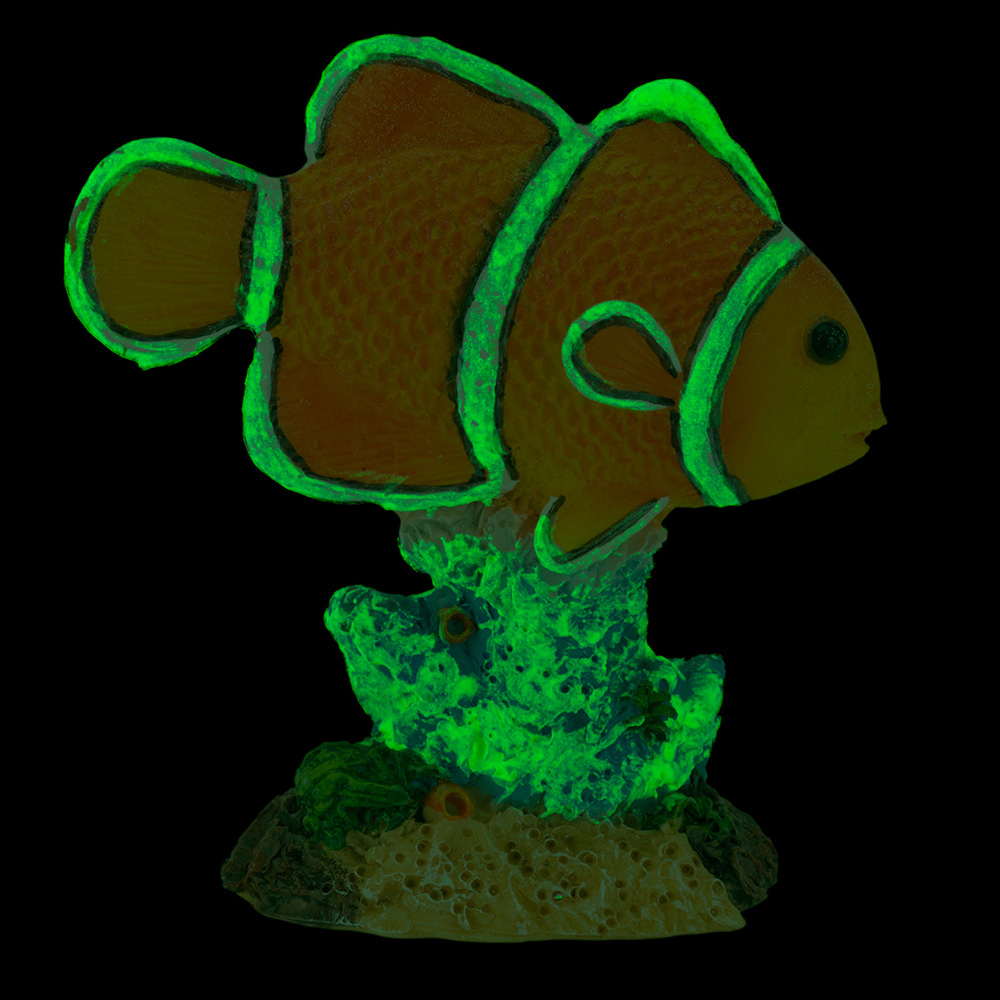 Penn-Plax eOrder | Tide & Treasure™ Glow Fish PDQ - Mini - Assorted Styles