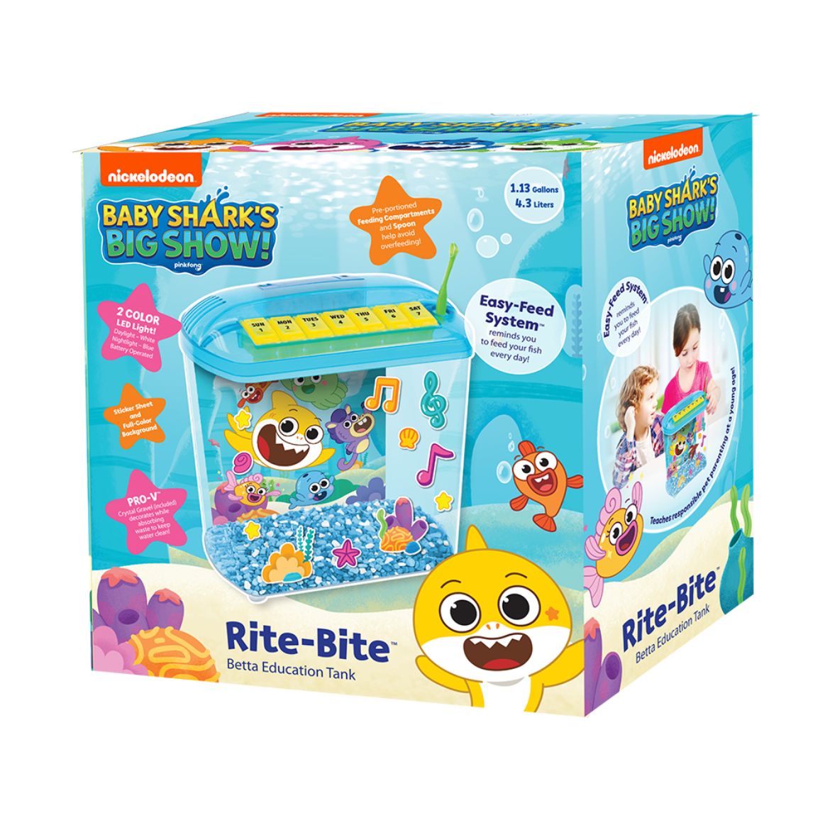 Picture of Baby Shark Rite-Bite™ Betta Education Tank