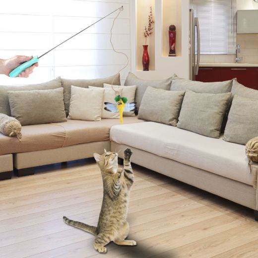Picture of Cat Life™ Telescoping Cat Wand with LED Mouse Pointer