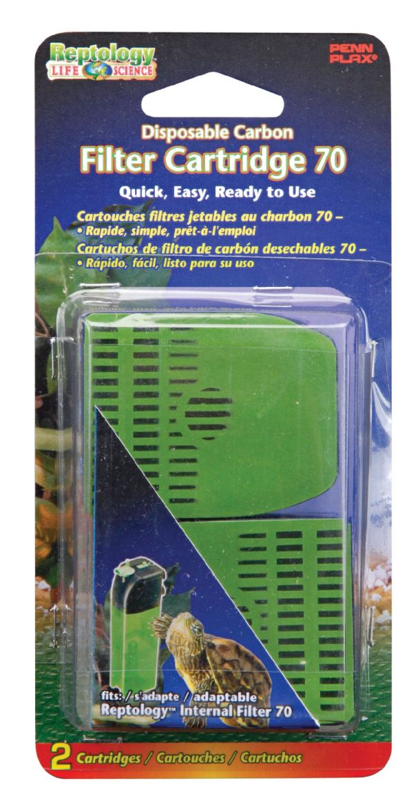 Picture of Reptology™ Internal Filter Carbon Replacement Cartridges - 2-Pack (Fits REP70)